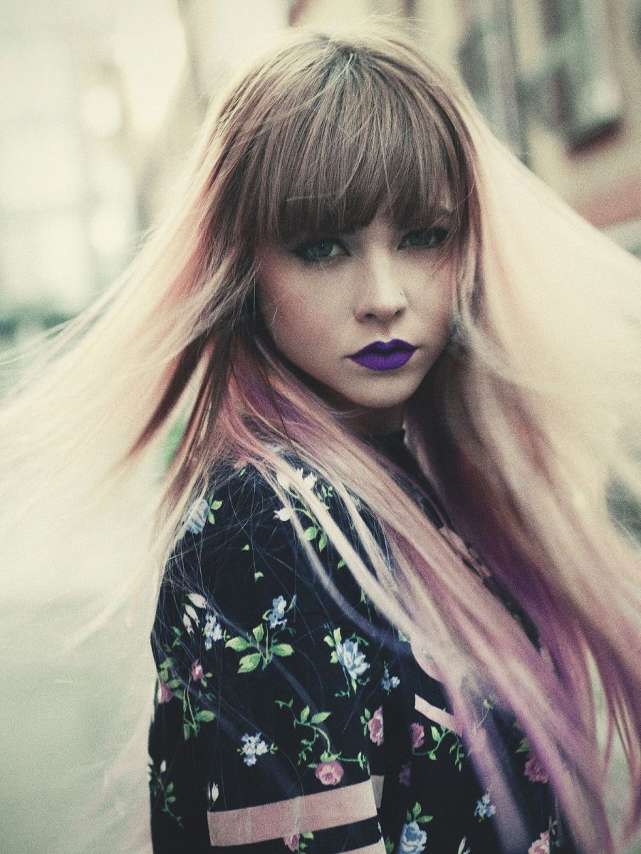 Pastel lilac hair